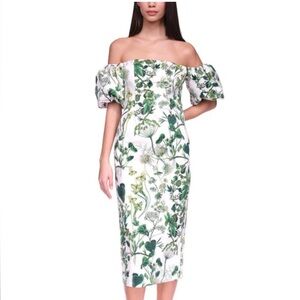 Cara Cara | OTM Exclusive: Karene Dress in Whimsical Olive